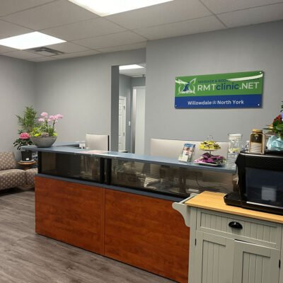 5460 Yonge Street RMT Clinic Willowdale Reception